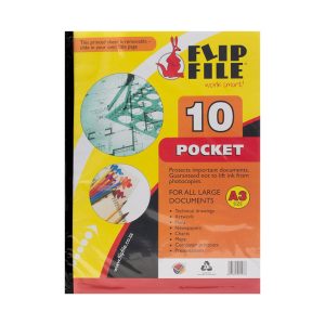 DISPLAY FILE A3 10 POCKET FLIP FILE